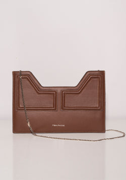 Milano Clutch 1321 - COCOA | Cocoa Grained Leather
