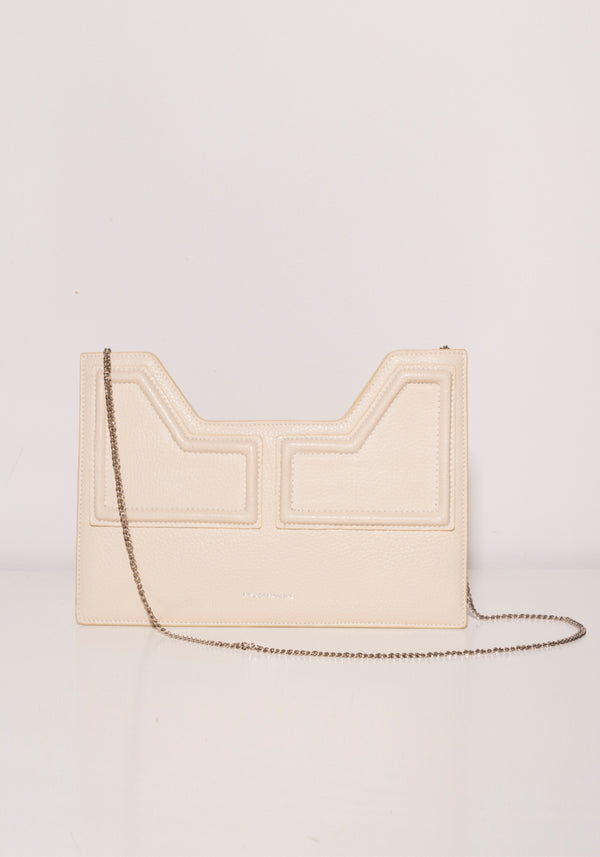 Milano Clutch 1321 - CREAM | Cream Grained Leather
