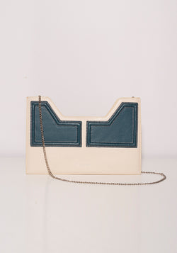 Milano Clutch 1321 - COLOR 04 | CREAM PEACOCK CAMEL