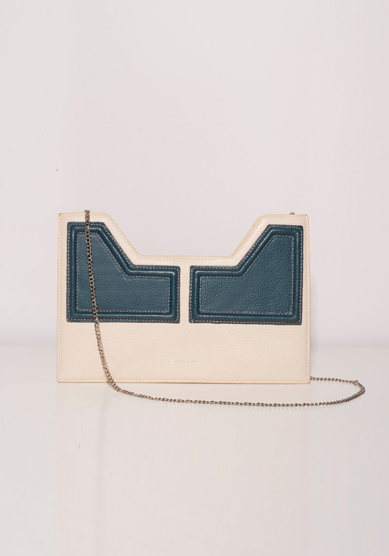 Milano Clutch 1321 - COLOR 04 | CREAM PEACOCK CAMEL