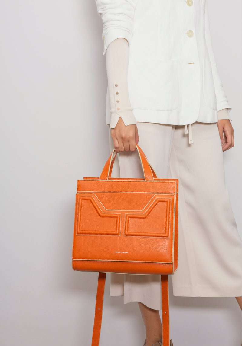 Milano 1321 - ORANGE | Orange Grained Leather