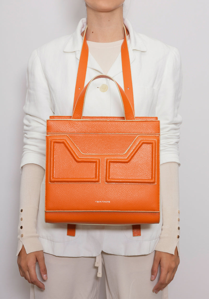 Milano 1321 - ORANGE | Orange Grained Leather