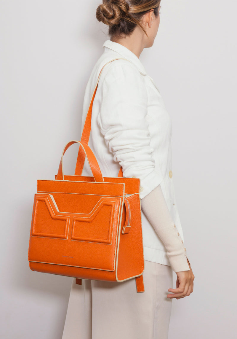 Milano 1321 - ORANGE | Orange Grained Leather