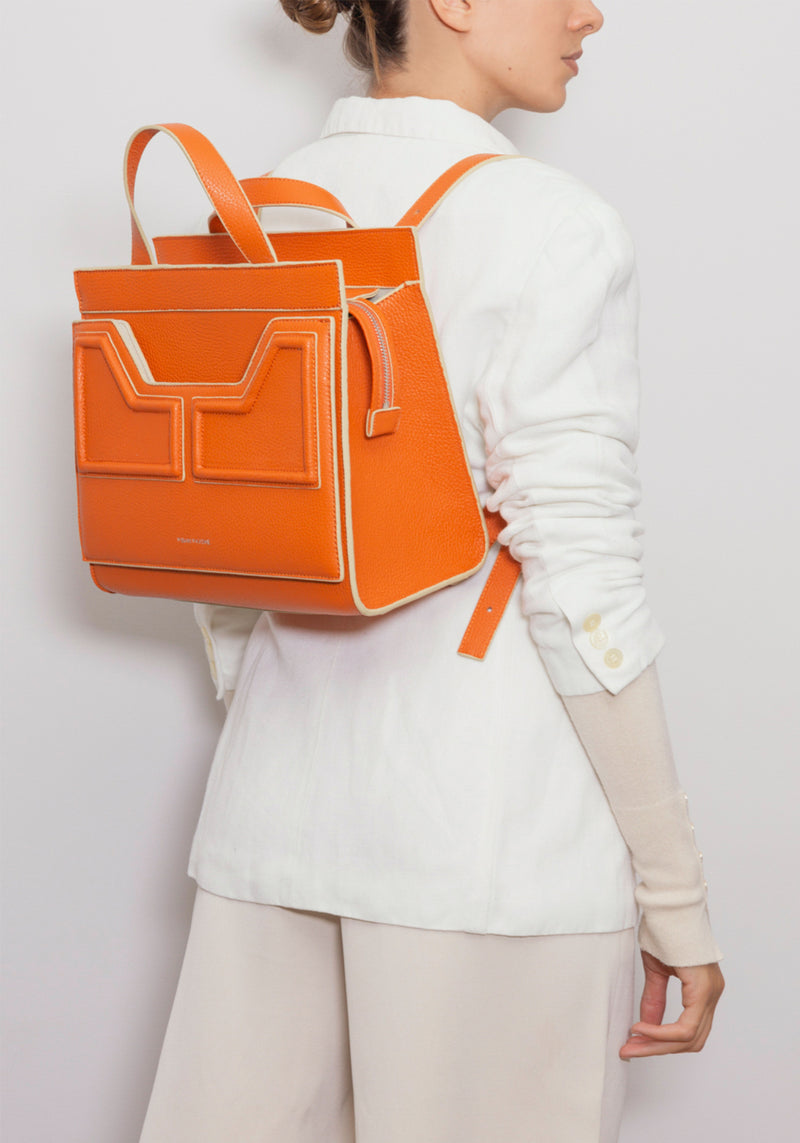 Milano 1321 - ORANGE | Orange Grained Leather